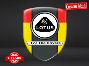 Lotus Badges Auto Pro Max Résistants Stylé Design